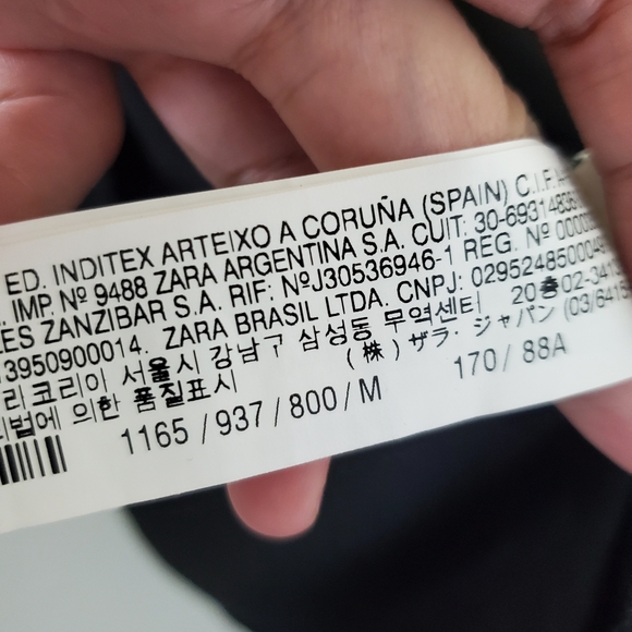 ZARA Trafaluc asymmetrical one shoulder blouse - Picture 7 of 9